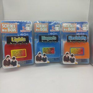 Kid's Tek Electronics Science In A Box Lights Magnets Electricity Learning Lot